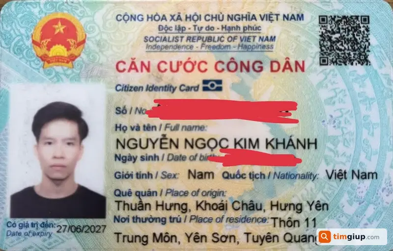 Tìm ví có CCCD rơi từ Song Linh đến Thành An