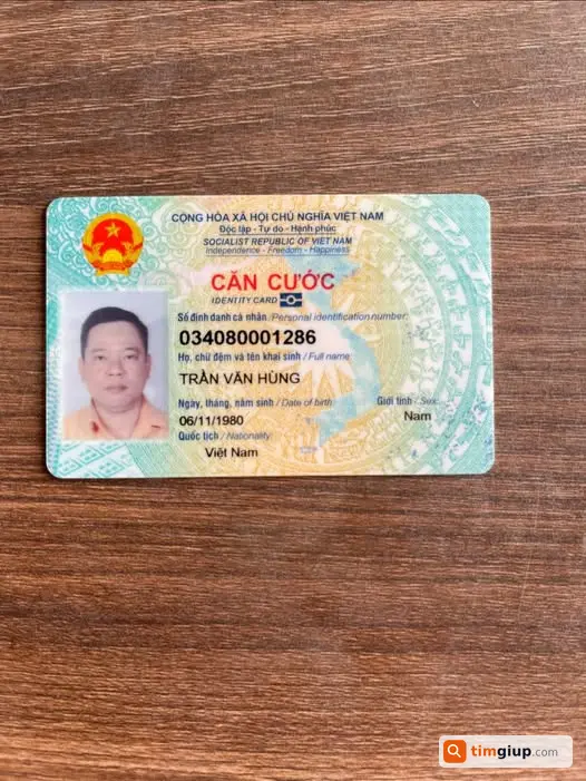 Tìm ví đen chứa CCCD Trần Văn Hùng tại KCN Tân Minh, Hà Nội