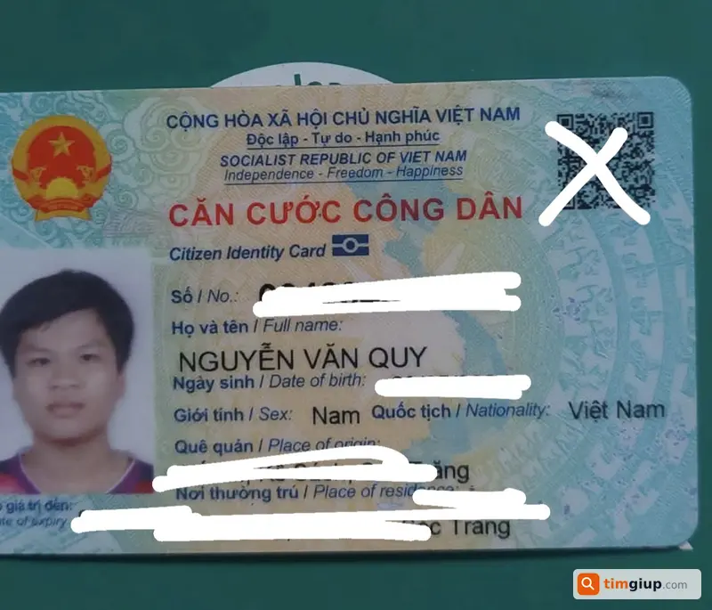 Tìm ví tiền giấy tờ Nguyễn Văn Quy tại Cầu Hưng Lợi