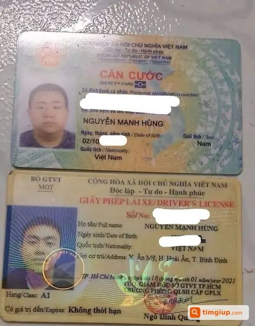 Đánh Rơi Cccd Và Bằng Lái Trên Đường Tân Phú - Cmt8
