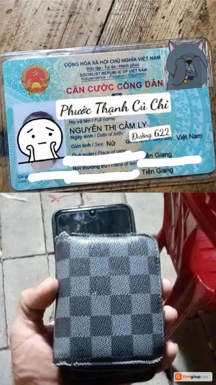 Tìm ví và giấy tờ tùy thân của chị Nguyễn Thị Cẩm Ly tại Củ Chi