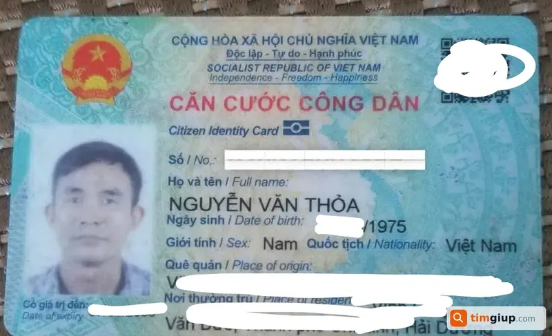 Tìm ví tiền và giấy tờ tùy thân của ông Nguyễn Văn Thỏa tại Hải Phòng