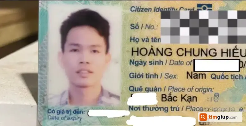 Tìm Ví Giấy Tờ Mang Tên Hoàng Chung Hiếu Tại Bình Hòa, Tp.hcm