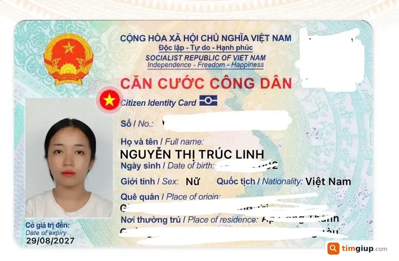Tìm ví giấy tờ của bạn Nguyễn Thị Trúc Linh tại TP.HCM