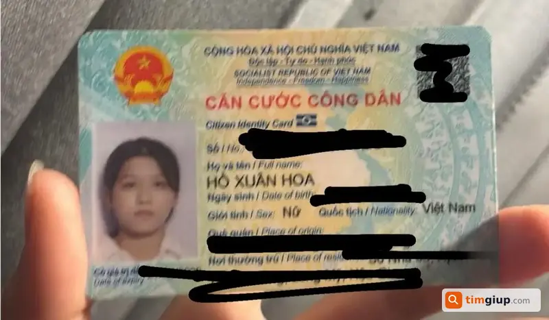 Tìm Ví Tiền Có Giấy Tờ Hồ Xuân Hoa Rơi Tại Cần Thơ