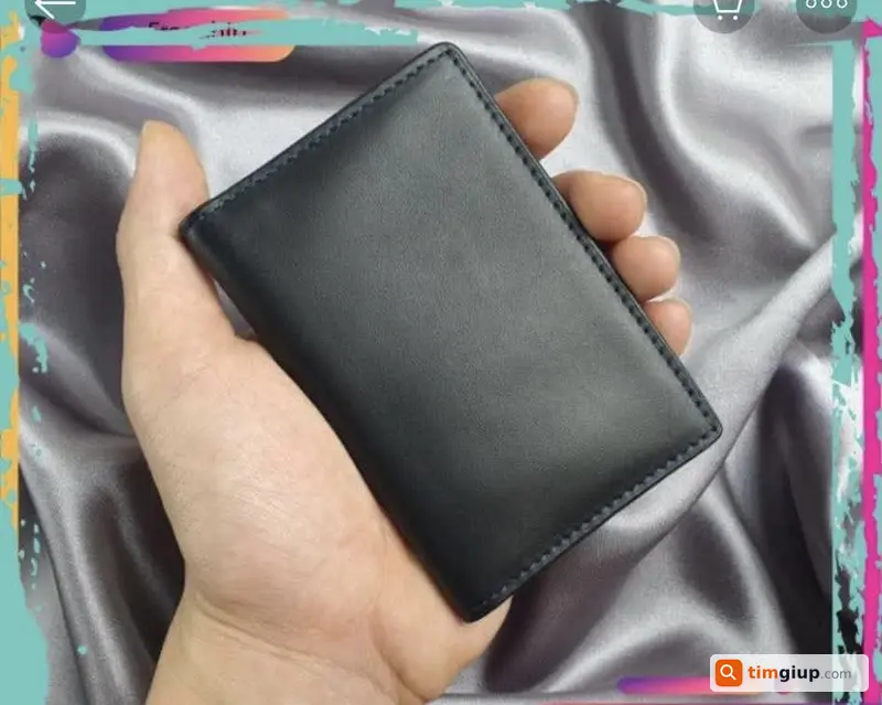 Tìm ví nam màu đen chứa CCCD khu Trần Não - Nguyễn Thị Định