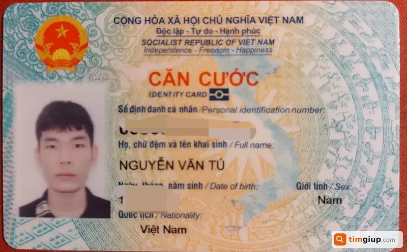 Tìm Căn cước công dân tên Nguyễn Văn Tú (1999) tại Hà Nội