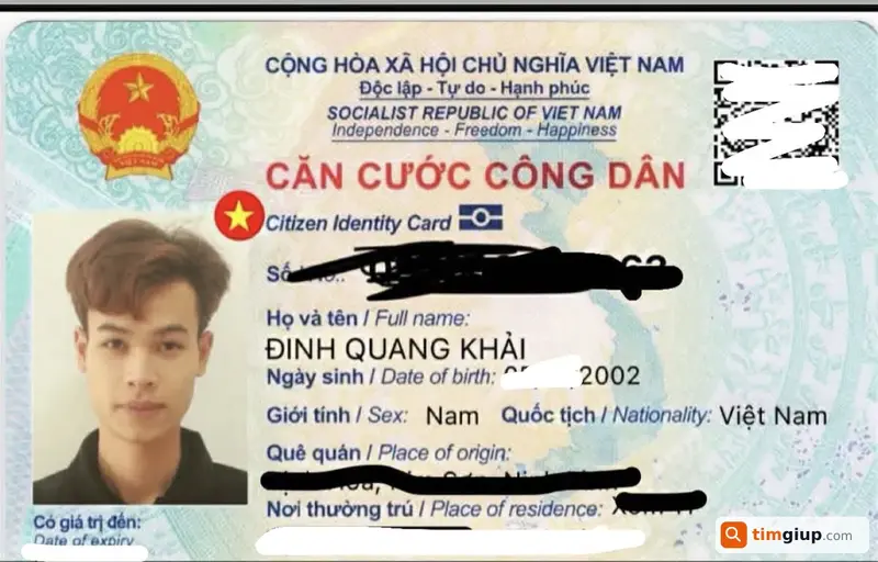 Tìm ví và giấy tờ tùy thân tên Đinh Quang Khải tại Nam Từ Liêm, Hà Nội