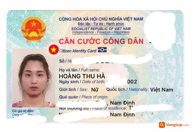 Rơi Ví Đen Giấy Tờ Tên Hoàng Thu Hà Trên Đường Nam Định