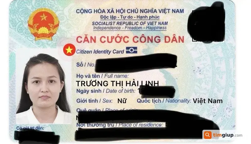 Tìm Căn cước công dân (CCCD) tên Trương Thị Hải Linh tại sân bay Tân Sơn Nhất