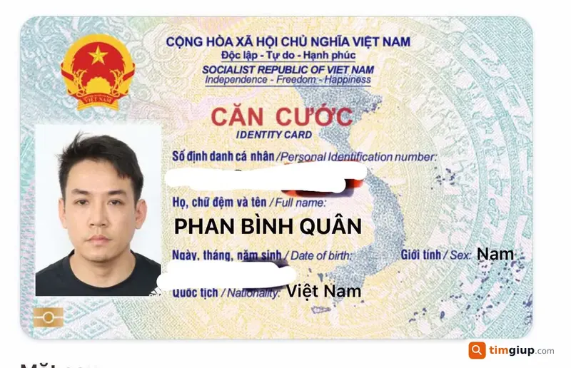 Tìm ví hiệu LV và giấy tờ của anh Phan Bình Quân tại Quận 7, TP.HCM
