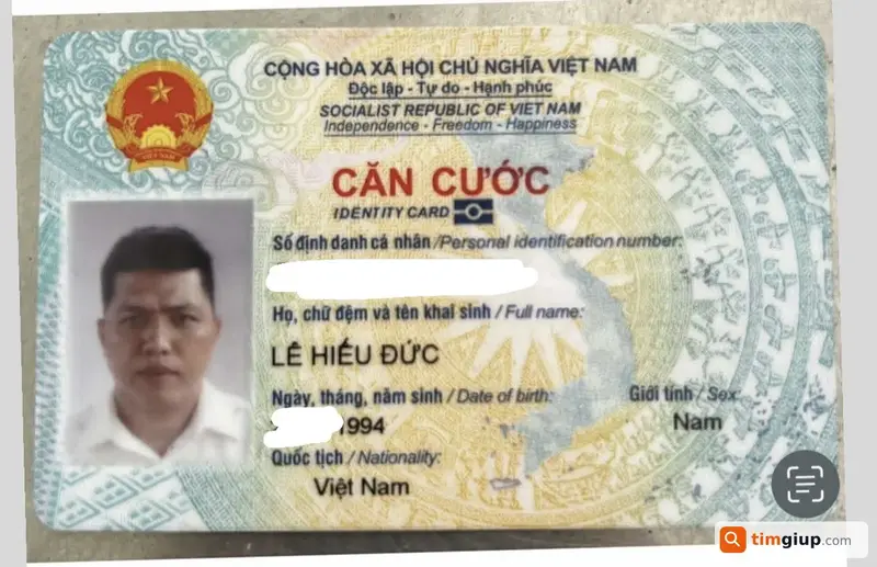 Tìm ví đánh rơi mang tên Lê Hiếu Đức tại khu vực Tương Mai, Hà Nội