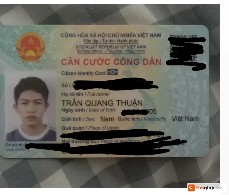 Tìm ví và giấy tờ tùy thân của Trần Quang Thuận tại Cao Bằng