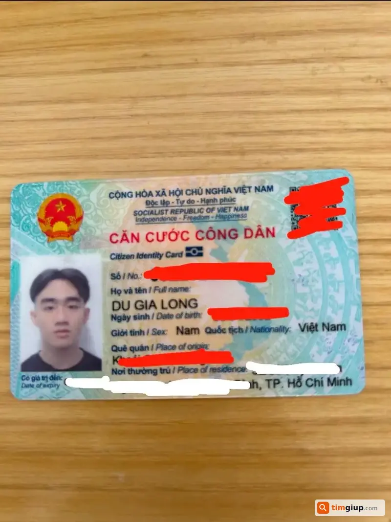 Tìm Ví Đen Cùng Giấy Tờ Tên Du Gia Long Tại Tân Sơn, Tp.hcm