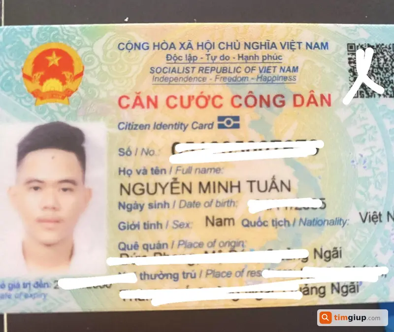 Tìm ví kèm CCCD, bằng lái, cà vẹt xe tại TP.HCM, Bình Thạnh