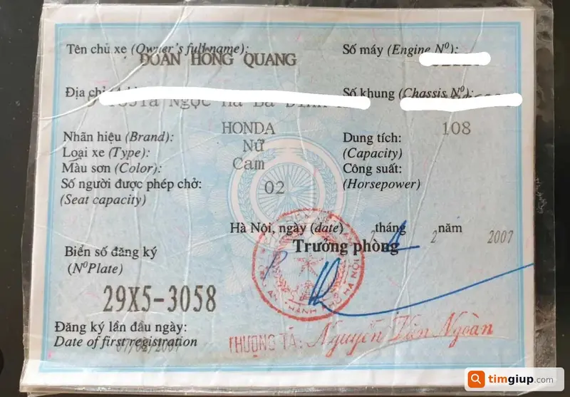 Tìm ví đánh rơi tên Trần Mạnh Tuấn tại Vincom Mega Mall Ocean Park, Hà Nội