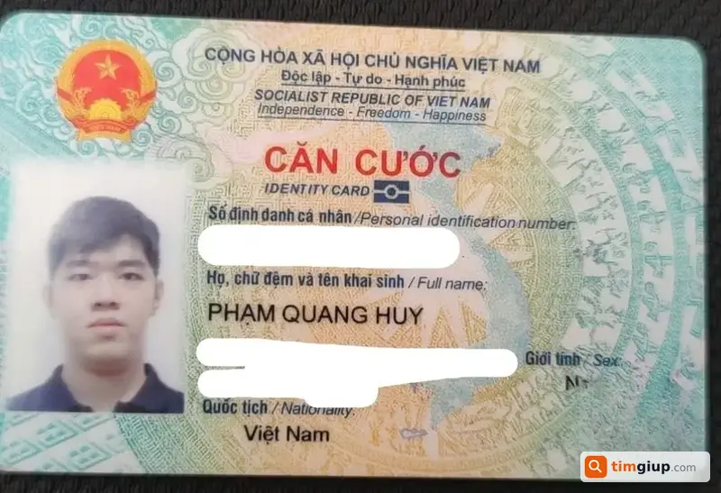 Tìm Ví Giấy Tờ Mang Tên Phạm Quang Huy Rơi Ở Cổ Nhuế Hà Nội