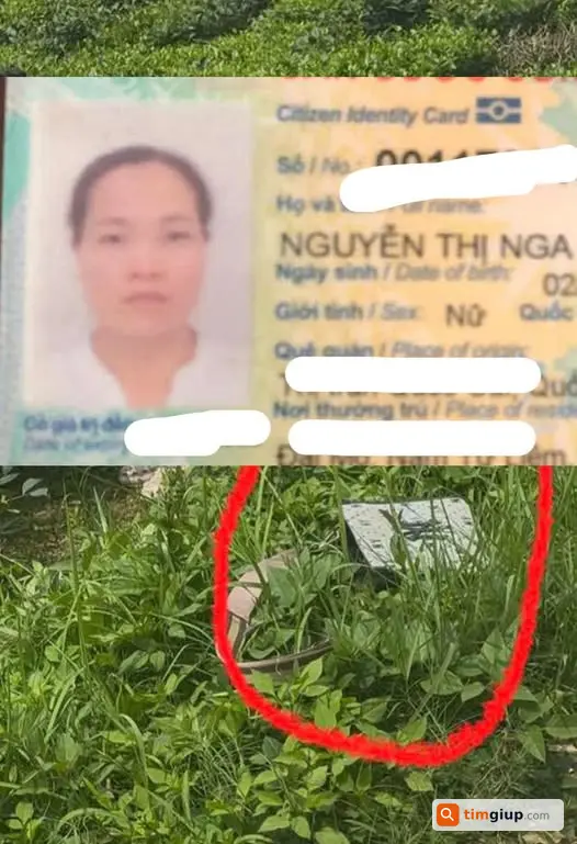 Tìm túi giấy tờ quan trọng bỏ quên gần cầu Na Giang