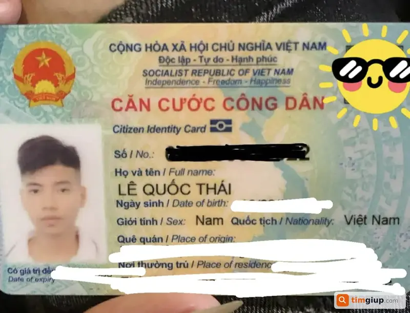 Tìm ví da màu đen thất lạc tại Huế - Tên Lê Quốc Thái
