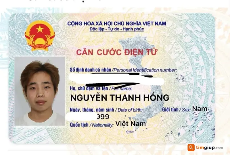 Tìm ví và giấy tờ tùy thân của anh Nguyễn Thanh Hồng tại Tân Bình, TP.HCM