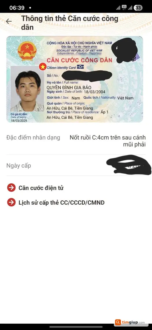 Đánh rơi ví da đen chứa CCCD, GPLX tại Lạc Long Quân, Tân Bình