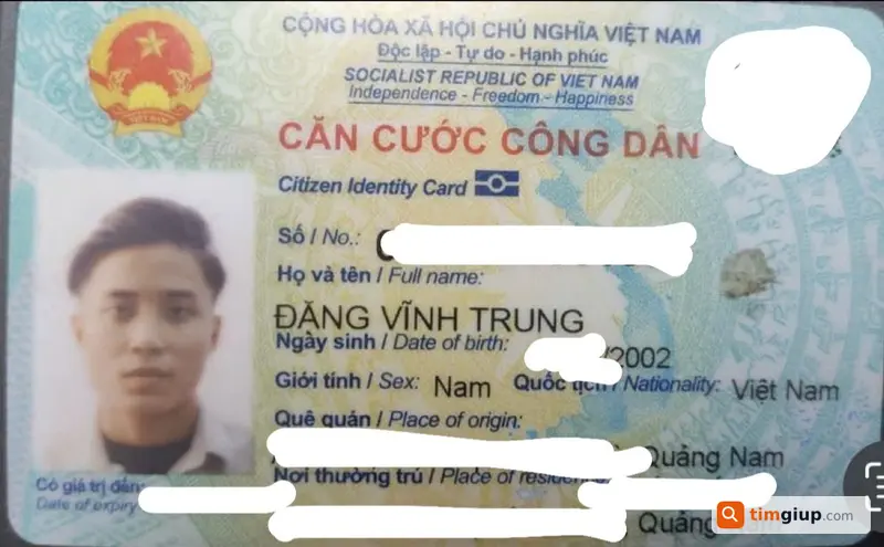 Tìm ví nâu chứa giấy tờ tên Đặng Vĩnh Trung tại Q7–Q10 TP.HCM