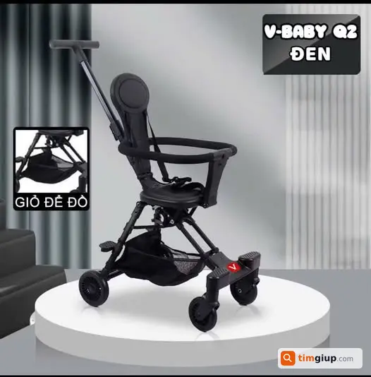 Tìm xe đẩy em bé thất lạc tại công viên Thương Bạt