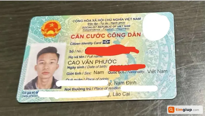 Tìm ví và giấy tờ tùy thân của anh Cao Văn Phước tại Hà Nội