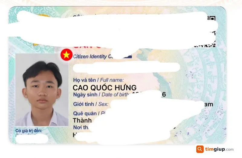 Thông báo tìm CCCD, bằng lái, thẻ SV Cao Quốc Hưng tuyến Tam Kỳ - Đà Nẵng