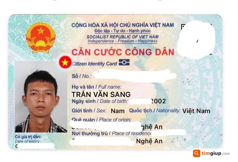 Tìm ví giấy tờ tên Trần Văn Sang rơi tại Hà Nội