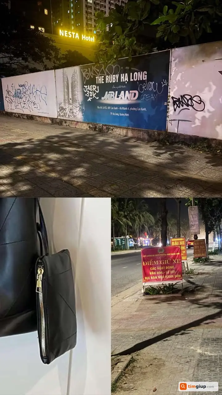 Tìm ví da đen chứa 35 triệu rơi ở Võ Nguyên Giáp Đà Nẵng