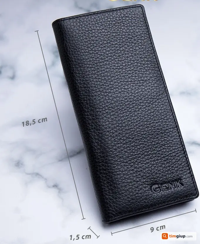 Tìm ví dài màu đen rơi tại Cần Thơ