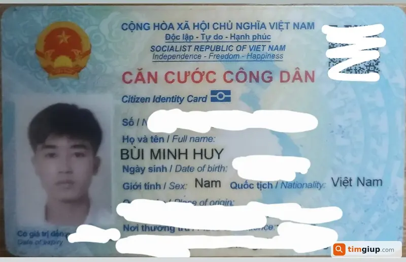 Tìm ví giấy tờ của anh Bùi Minh Huy tại Cầu Giấy, Hà Nội