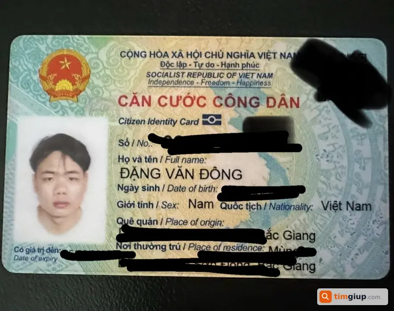 Tìm ví cùng giấy tờ rơi từ Cao Lâm đến cây xăng Húc, Từ Sơn