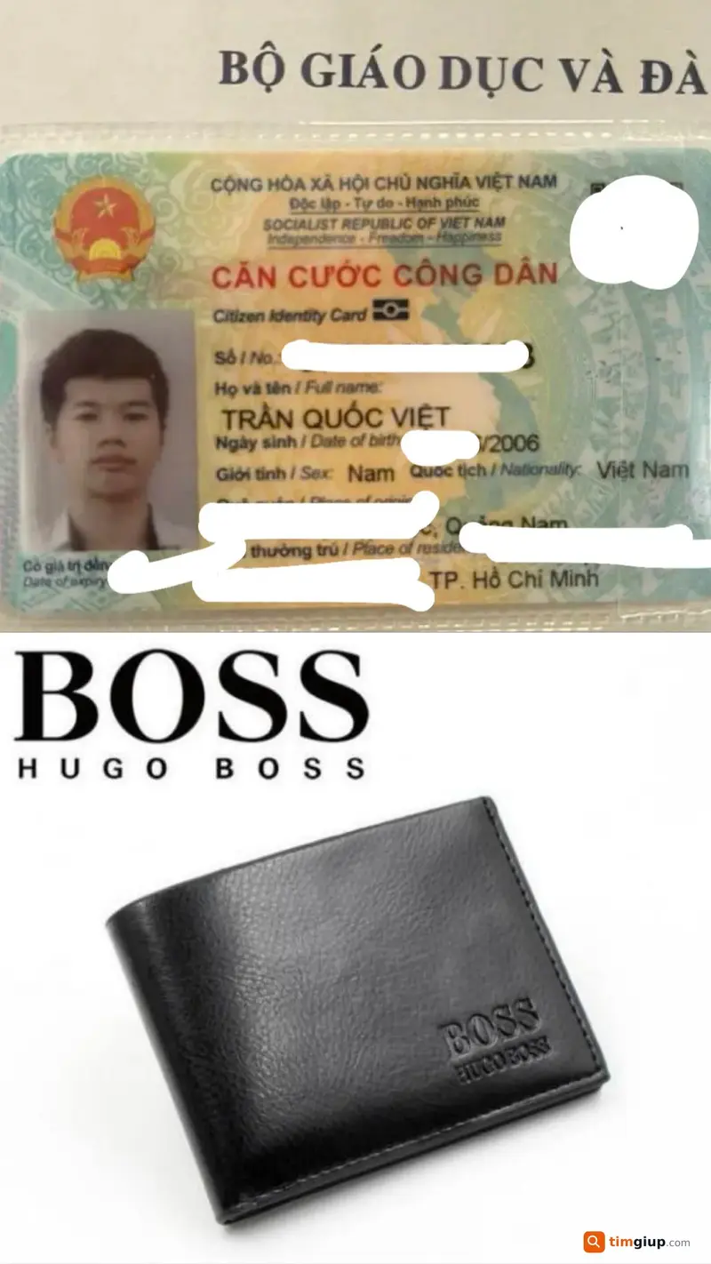 Tìm ví và giấy tờ tùy thân của Trần Quốc Việt (2006) tại TP.HCM