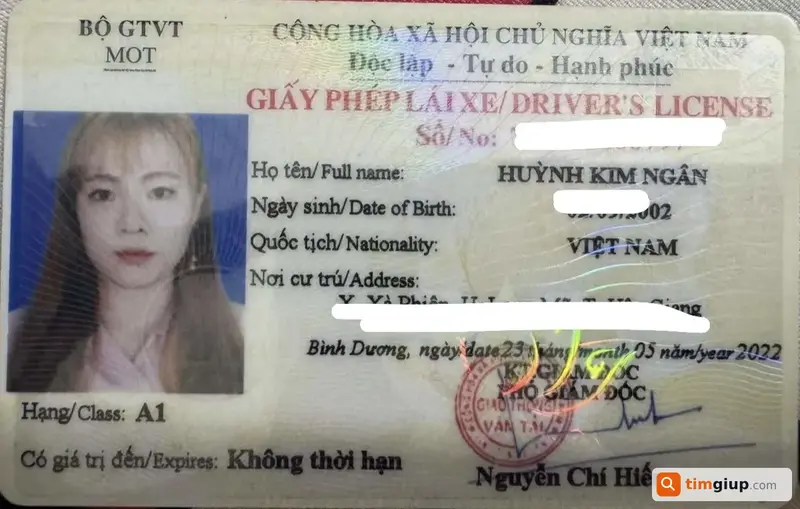 Tìm túi tote màu xanh ngọc của Huỳnh Kim Ngân tại Bến Cát, Bình Dương